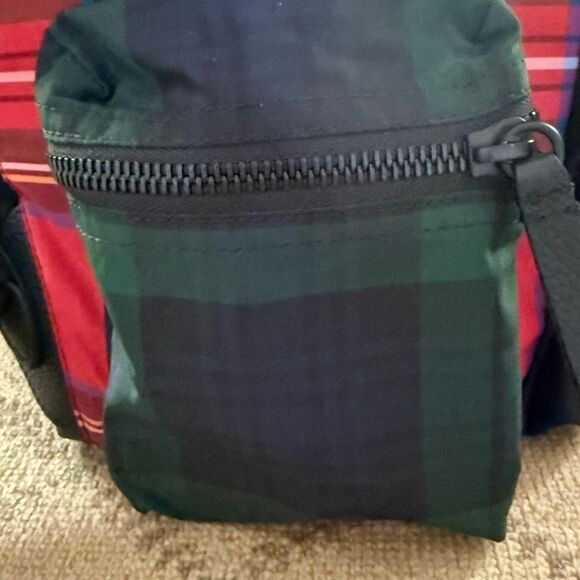 Vintage Burberry patchwork tartan rucksack backpack with leather details NWOT - Picture 11 of 16